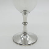 Edwardian Sterling Silver Wine Goblet Chalice Cup Antique 1902 Sheffield