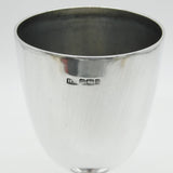 Edwardian Sterling Silver Wine Goblet Chalice Cup Antique 1902 Sheffield