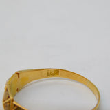 Victorian 18ct Yellow Gold, Coral, Seed Pearl Floral Dress Ring Antique c1880