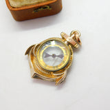 Victorian 9ct Gold Naval Anchor of Hope Compass Fob Pendant c1890 Antique AF