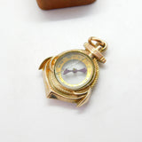 Victorian 9ct Gold Naval Anchor of Hope Compass Fob Pendant c1890 Antique AF