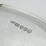 George III Sterling Silver Bright Cut Teapot Stand Antique 1789 London