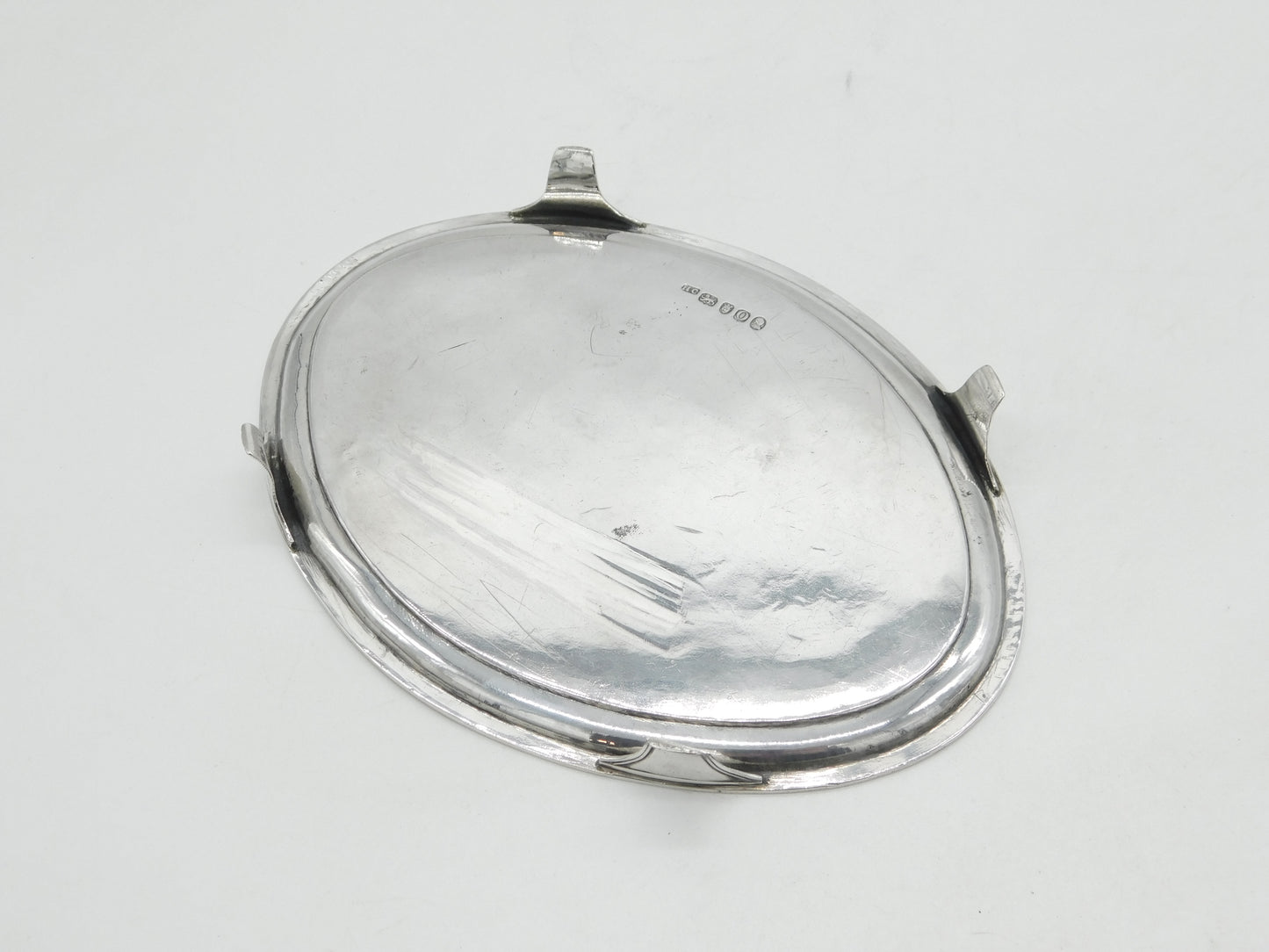 George III Sterling Silver Bright Cut Teapot Stand Antique 1789 London