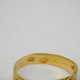 14ct Yellow Gold 0.1ct Diamond Snake Serpent Dress Ring Vintage c1960