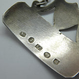 Georgian Sterling Silver 'Lisbon' Wine Decanter Label 1796 Antique Birmingham