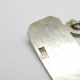 Georgian Sterling Silver 'Madeira' Decanter Label Crested c1775 London Antique