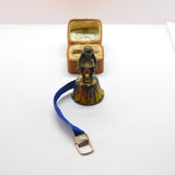 Victorian Vienna Cold Painted Bronze Dancing Figure Novelty Tape Measure Antique