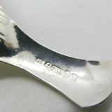 William IV Sterling Silver Bright Cut Tea Caddy Spoon Antique 1832 Birmingham