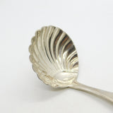 George III Sterling Silver Regal Crest Tea Caddy Spoon Antique 1801 London