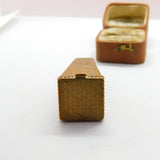 Gilt Metal Egyptian Obelisk Novelty Vesta Case Antique c1920 Art Deco