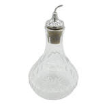 Sterling Silver Topped Cut Glass Bitters Pourer Vintage 1959 Birmingham