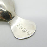 George III Sterling Silver Shell Bowl Tea Caddy Spoon Antique 1794 London