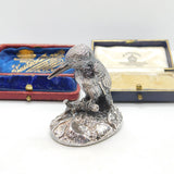 Sterling Silver Kingfisher Figurine Ornament Vintage 1997 Birmingham