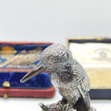 Sterling Silver Kingfisher Figurine Ornament Vintage 1997 Birmingham