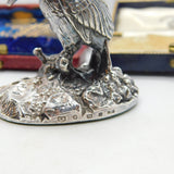 Sterling Silver Kingfisher Figurine Ornament Vintage 1997 Birmingham