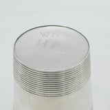 George III Sterling Silver Crested Beaker Cup Antique 1790 London