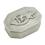 George III Peninsular War Sterling Silver Regimental Snuff Box Antique London