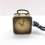 Novelty Alarm Clock Form Sewing Tape Measure Antique c1920 Art Deco