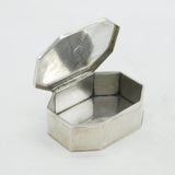 George III Peninsular War Sterling Silver Regimental Snuff Box Antique London