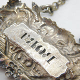 George IV Sterling Silver Grape Form Port Decanter Label Antique 1830 London