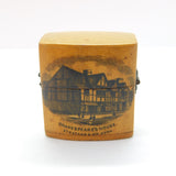 Victorian Mauchline Ware Shakespeare's House Jewellery Ring Box c1880 Antique