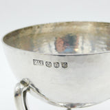 Arts & Crafts Scottish Sterling Silver Planished Golf Trophy Antique 1937 Edinburgh