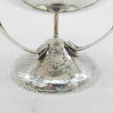Arts & Crafts Scottish Sterling Silver Planished Golf Trophy Antique 1937 Edinburgh