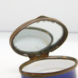 George III Bilston Enamel 'Nelson's Victory, Peace & Plenty' Patch Box Antique c1805