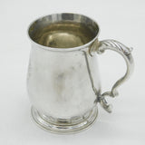 George III Sterling Silver Sun Crest Christening Mug Antique 1767 London