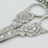 19th Century Dutch Sterling Silver Sewing Chatelaine Scissors Antique c1860