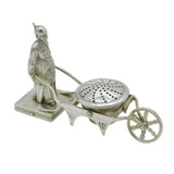 19th Century Dutch .934 Standard Novelty Chinese Spice Seller Pepper Antique 1848