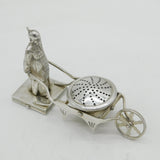 19th Century Dutch .934 Standard Novelty Chinese Spice Seller Pepper Antique 1848