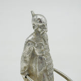 19th Century Dutch .934 Standard Novelty Chinese Spice Seller Pepper Antique 1848