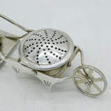 19th Century Dutch .934 Standard Novelty Chinese Spice Seller Pepper Antique 1848