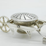 19th Century Dutch .934 Standard Novelty Chinese Spice Seller Pepper Antique 1848