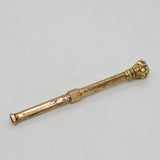 Victorian 9ct Yellow Gold Cased Bloodstone Seal Propelling Pencil Antique c1880