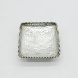 Arts & Crafts Sterling Silver Planished Ring Dish Tray Antique 1904 London