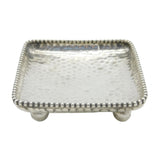 Arts & Crafts Sterling Silver Planished Ring Dish Tray Antique 1904 London