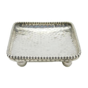Arts & Crafts Sterling Silver Planished Ring Dish Tray Antique 1904 London