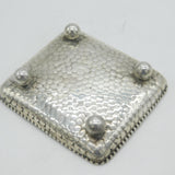 Arts & Crafts Sterling Silver Planished Ring Dish Tray Antique 1904 London