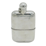 Sampson Mordan & Co. Sterling Silver Hip Flask & Stirrup Cup Antique London