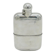 Sampson Mordan & Co. Sterling Silver Hip Flask & Stirrup Cup Antique London