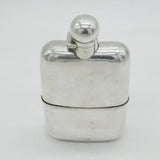 Sampson Mordan & Co. Sterling Silver Hip Flask & Stirrup Cup Antique London