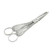 Edwardian Sterling Silver Modified Hemline Scissors Antique 1910 London