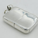 Sampson Mordan & Co. Sterling Silver Hip Flask & Stirrup Cup Antique London