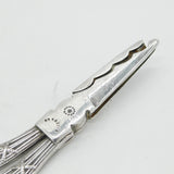 Edwardian Sterling Silver Modified Hemline Scissors Antique 1910 London