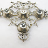 18th Century French Sterling Silver Paste Set 'Croix de Saint Lo' Pendant c1780