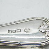 Edwardian Sterling Silver Modified Hemline Scissors Antique 1910 London