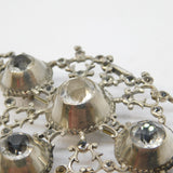 18th Century French Sterling Silver Paste Set 'Croix de Saint Lo' Pendant c1780