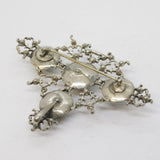 18th Century French Sterling Silver Paste Set 'Croix de Saint Lo' Pendant c1780